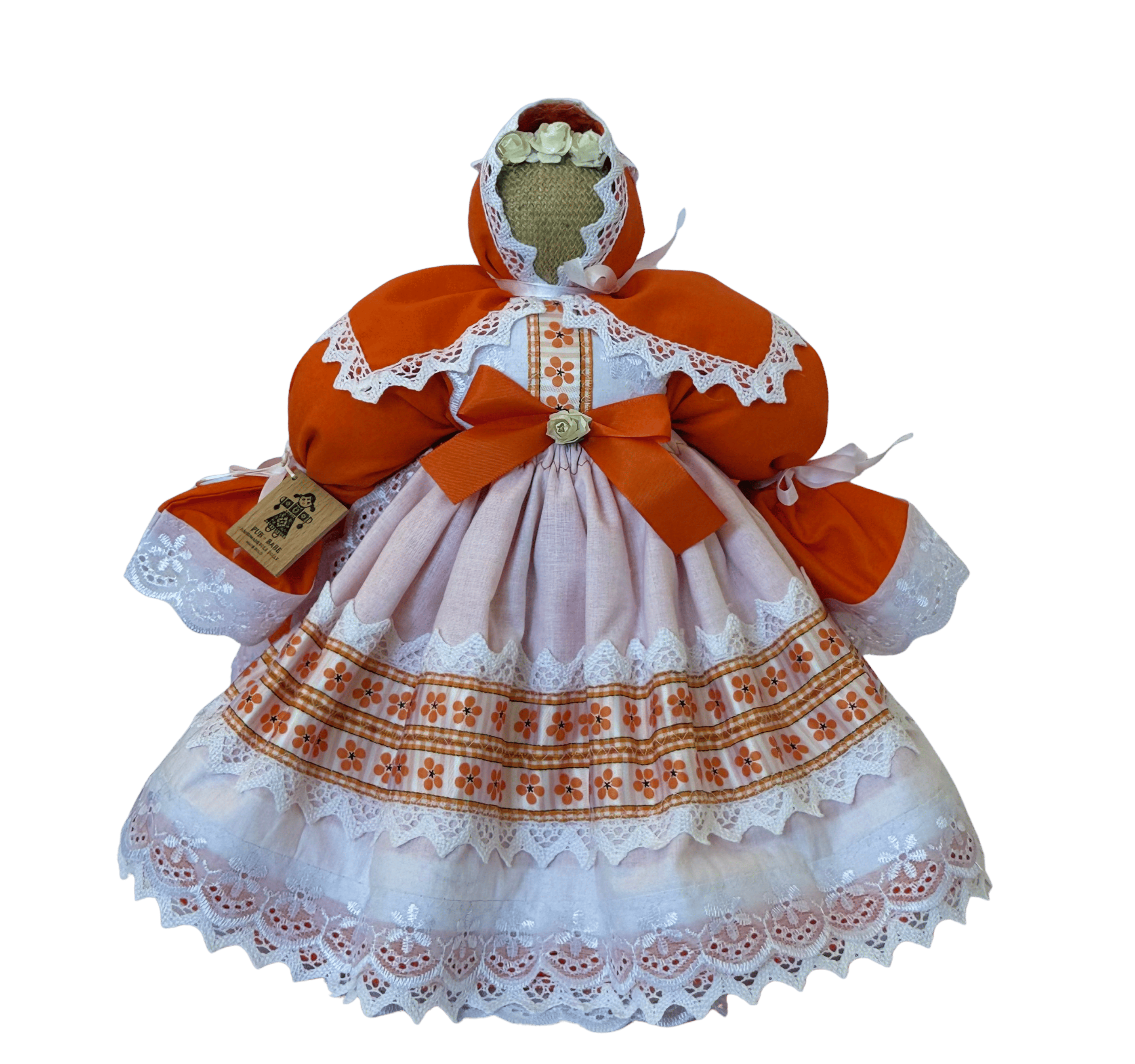 Folklore orange and white