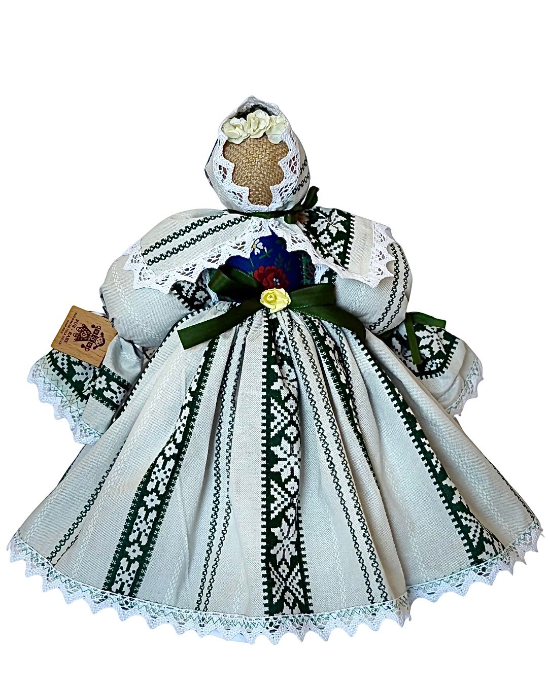 Folklore green and white