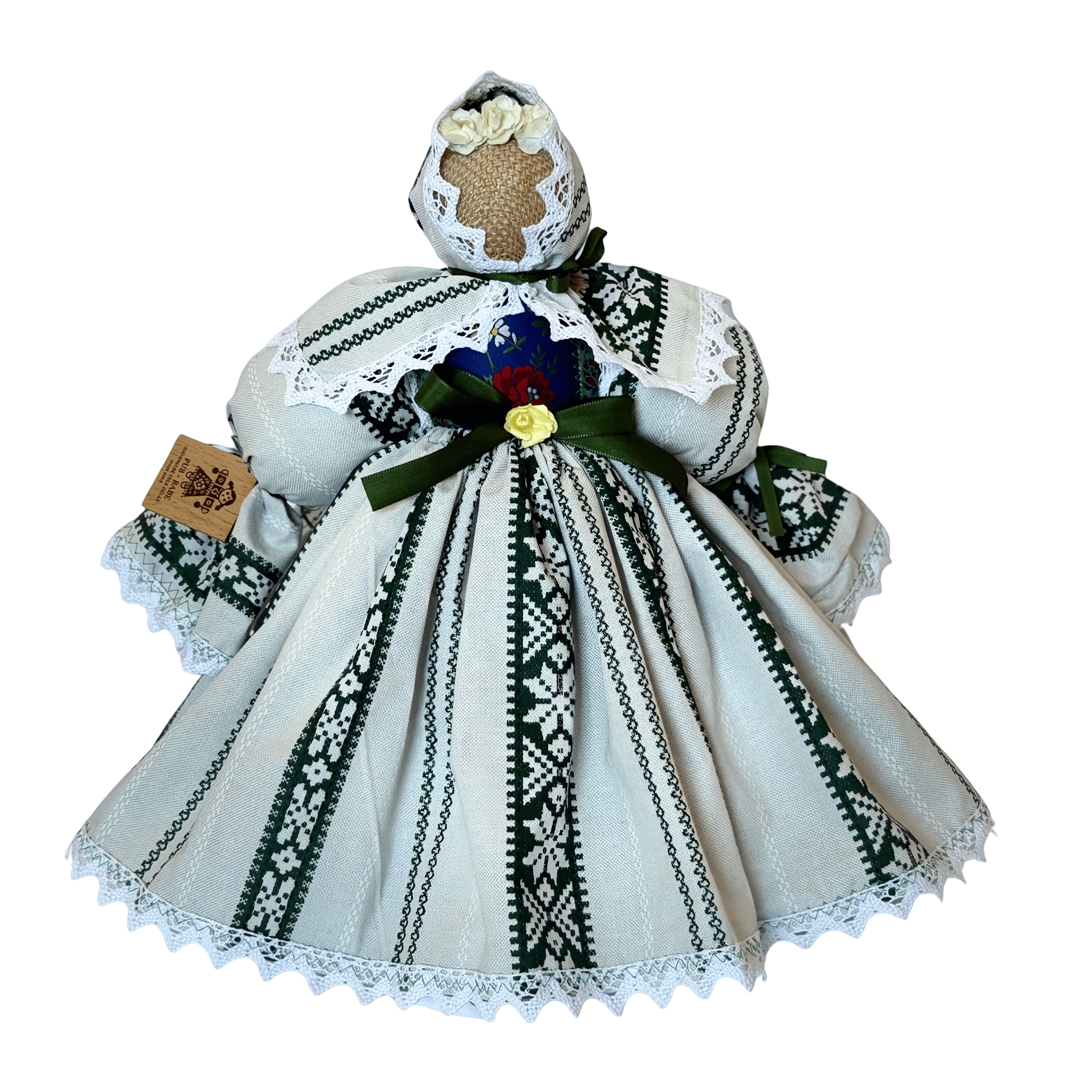 Folklore green and white